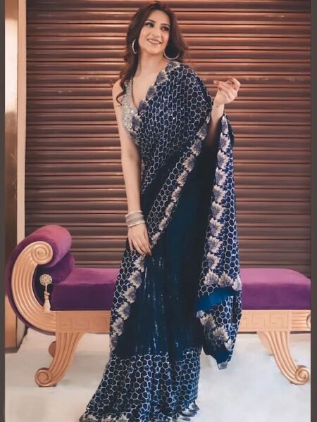 Blue cotton