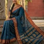 Teal Soft Silk Saree With Blouse Piece